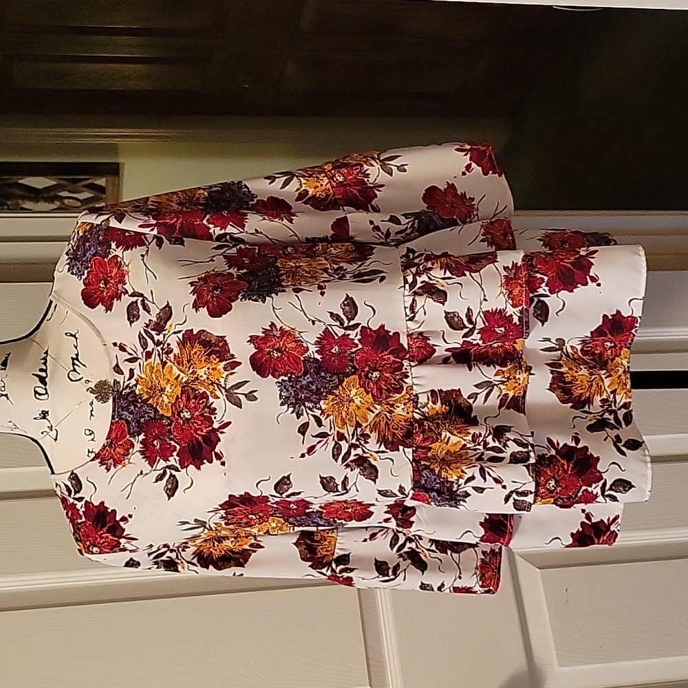 Ladies top, Time and Tru, medium 8-10,  fall colors